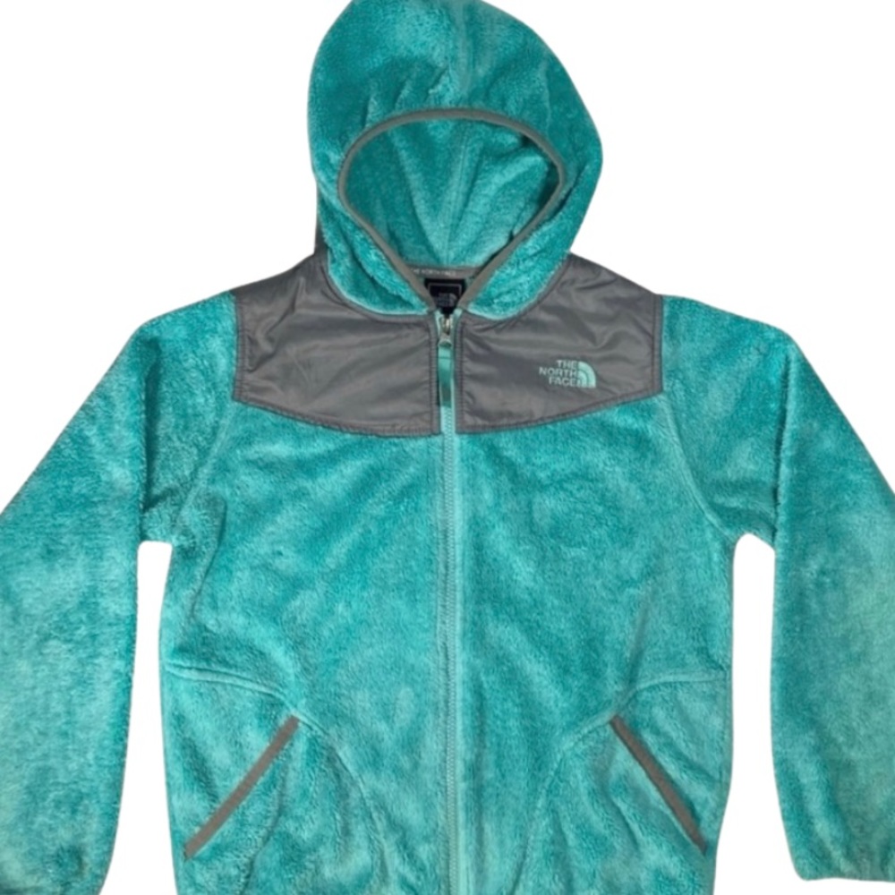 THE NORTH FACE GIRLS ZIPUP FLEECE (TEAL) SIZE LARGE 14/16